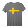 Schweden Sweden Sverige Fußball Fan T-Shirt mit schwedischer Flagge – Perfekt für alle Fans und Supporter bei Großevents