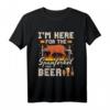 I'm Here For The Spanferkel And Beer Oktober T-Shirt – Lustiges bayerisches Design für Bier- und Wurstliebhaber auf dem Oktoberfest