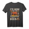 I'm Here For The Spanferkel And Beer Oktober T-Shirt – Lustiges bayerisches Design für Bier- und Wurstliebhaber auf dem Oktoberfest