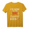 I'm Here For The Spanferkel And Beer Oktober T-Shirt – Lustiges bayerisches Design für Bier- und Wurstliebhaber auf dem Oktoberfest