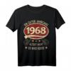 55. Geburtstag T-Shirt 1968 - Lustiges Retro Outfit für Männer, die stolz auf ihr Geburtsjahr sind