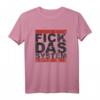Das System T-Shirt – Rebellisches Statement gegen die Gesellschaft mit der Botschaft 'Fuck The System!'