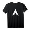 Arch Linux T-Shirt mit weißem Logo - Open Source Os Geschenkidee für Programmierer, Geeks, Sys-Admins und Technikliebhaber