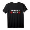 ZUKÜNFTIGE MILF Retro T-Shirt - Humorvolles, klassisch geschnittenes Shirt mit doppeltem Saum
