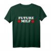ZUKÜNFTIGE MILF Retro T-Shirt - Humorvolles, klassisch geschnittenes Shirt mit doppeltem Saum