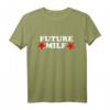ZUKÜNFTIGE MILF Retro T-Shirt - Humorvolles, klassisch geschnittenes Shirt mit doppeltem Saum
